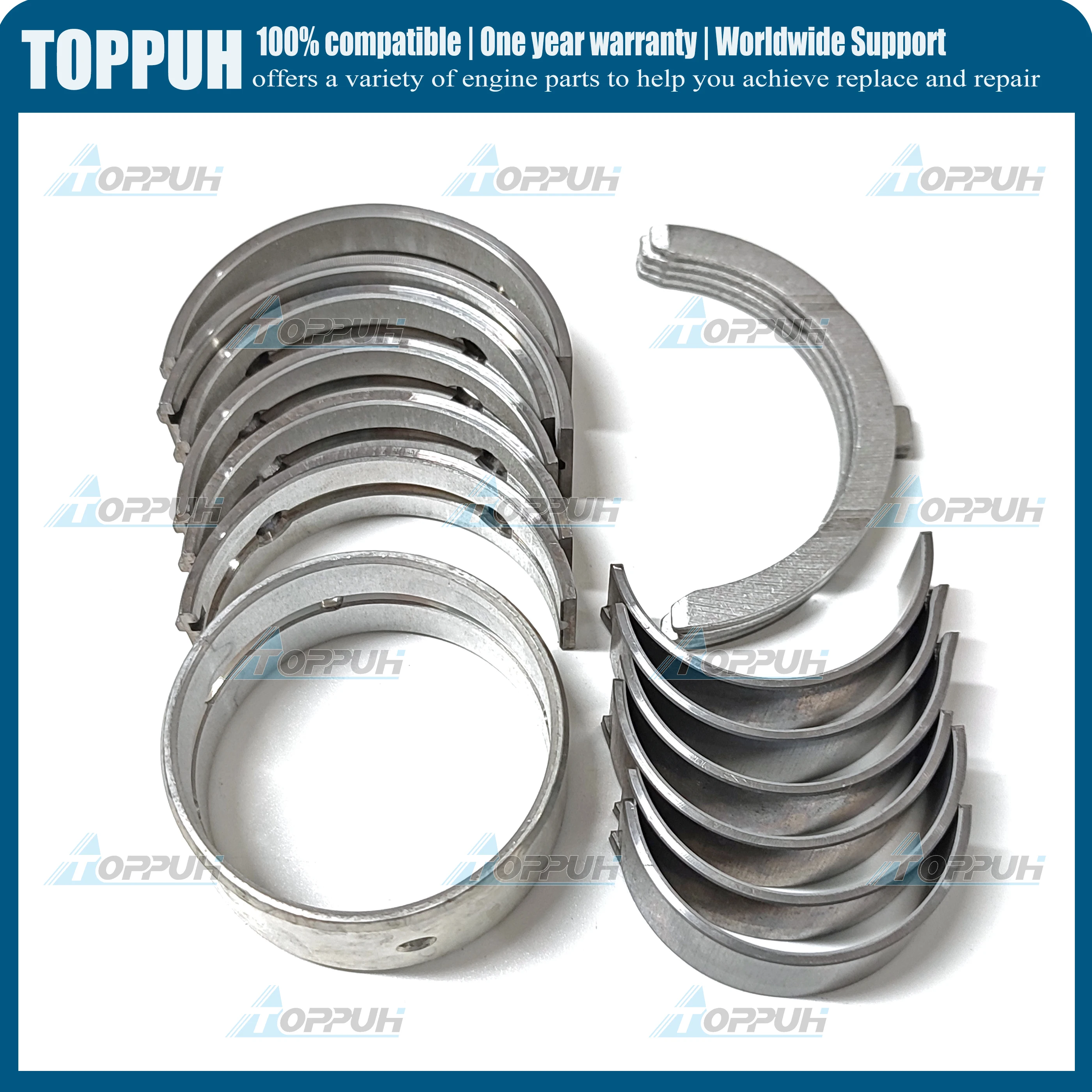 

D782 Main Bearing+Con-Rod Bearing+Thrust Washer Metal Kit STD For KUBOTA