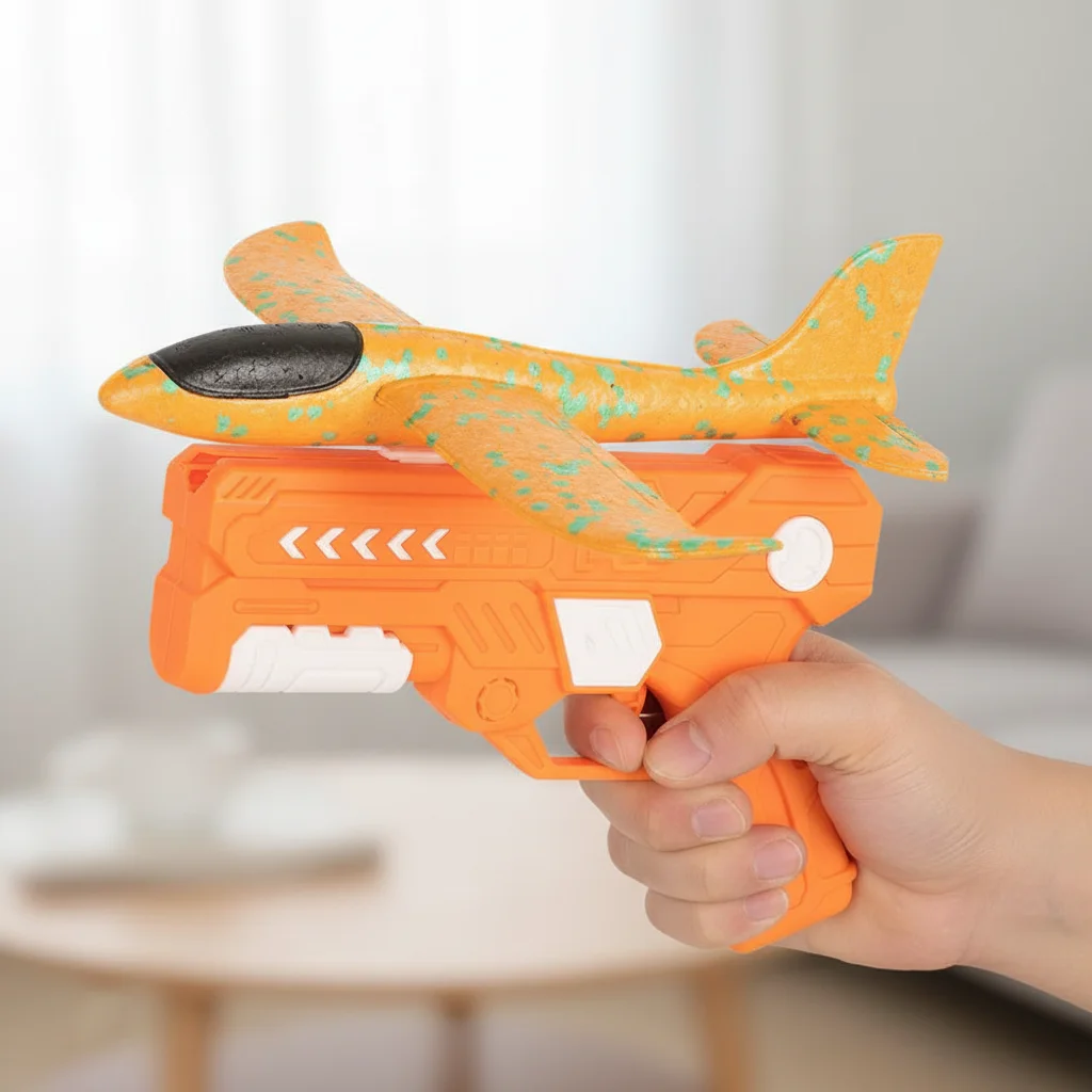 

Airplane Launcher Toys Outdoor Foam Throwing Plane Flying Toys Kids Catapult Shooting Fly Plane Birthday Gifts for Boys Girls