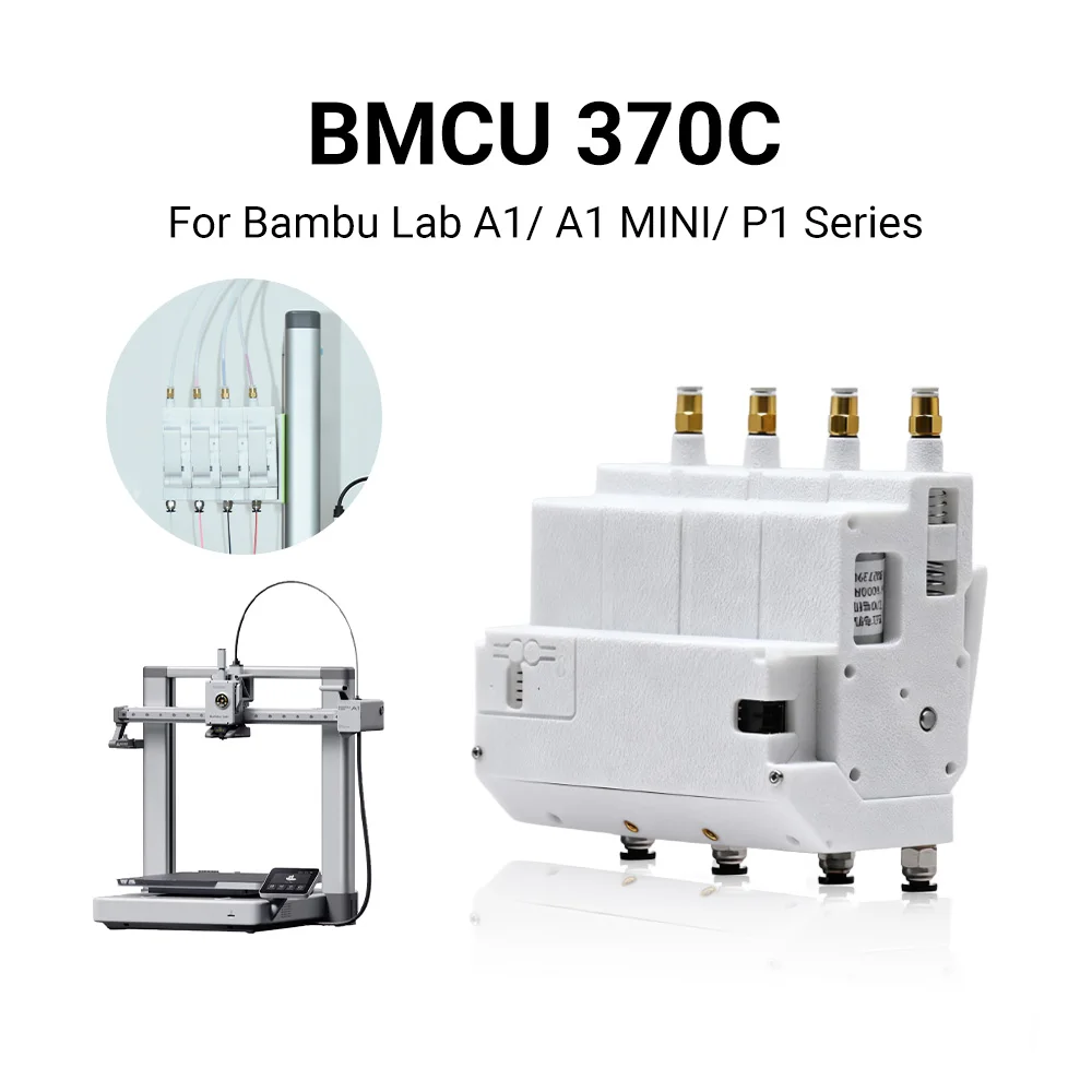 

Latest BMCU 370C AMS Lite Auto Refill Farm Unit 4 Channels with Bidirectional Buffering Sensor for BambuLab A1/A1 MINI/P1 Series