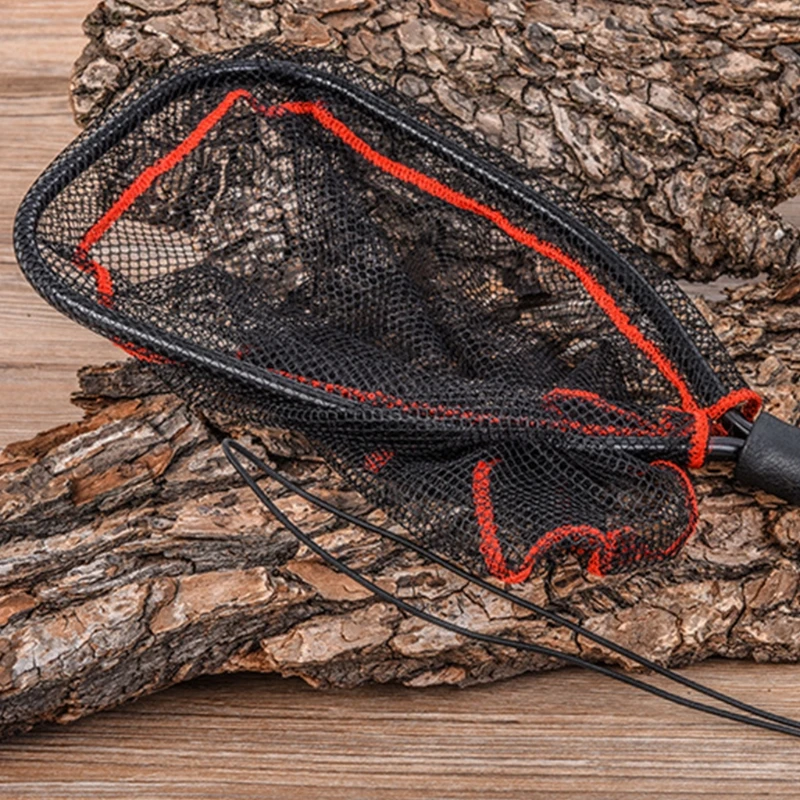 Pływająca sieć rybacka dla łososia Fly kajak sum Bass pstrąg Fly Fishing pokryte gumą lądowania Dip netto Carpfishing akcesoria