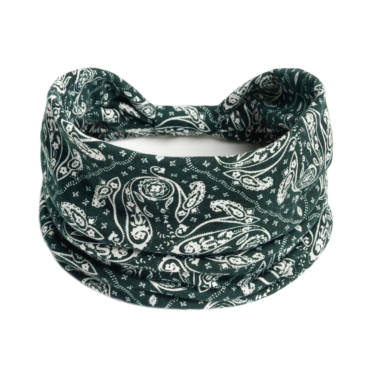 Damen-Stirnband, breit, um das Haar gewickelt, extra großes Kopftuch-Stirnband, für Yoga, Laufen, Schweißabsorption, Sport, elastisches Stirnband – Detail 14