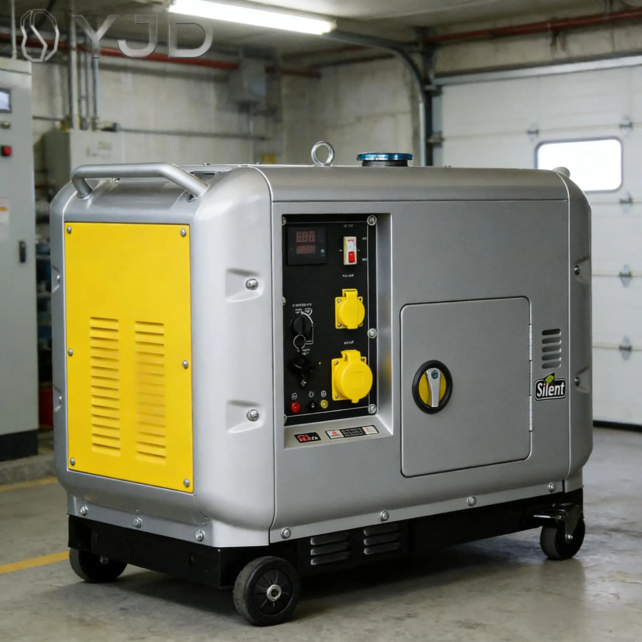 Portable Sound Proof Diesel Generator 3KW-20KVA 1/3 Phase 50/60Hz All Copper Welding Super Silent Home Standby Power With ATS
