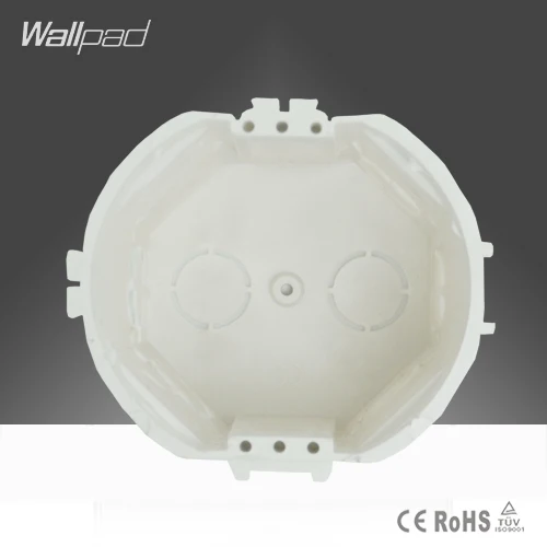 86 EU Wall Round Box Plastic Wall Switch Socket Wallpad Mount Box 60mm Screw Distance European Standard Cassette