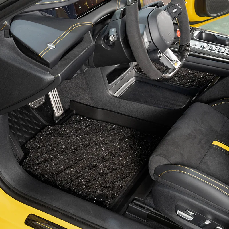 مناسبة لـ Xiaomi SU7 Ultra Car Floor Mat ملحقات السيارة لوازم حصيرة صندوق السيارة DOGU Full TPE