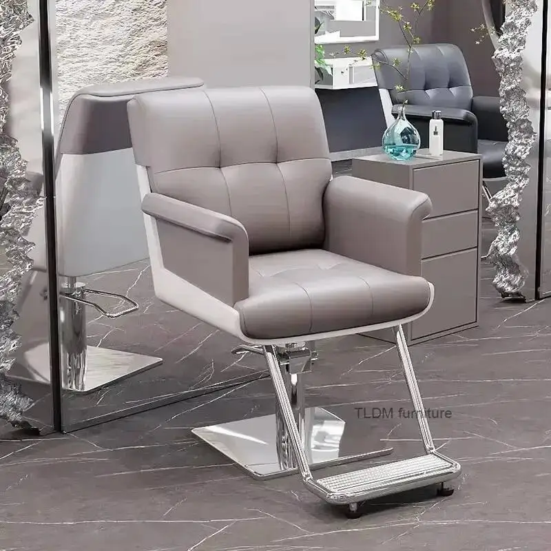 Barberia الحديثة تصميم بسيط خمر العصرية كرسي الحلاق الحلاق الفاخرة سيلا كرسي معدات الأثاث التجاري المهنية