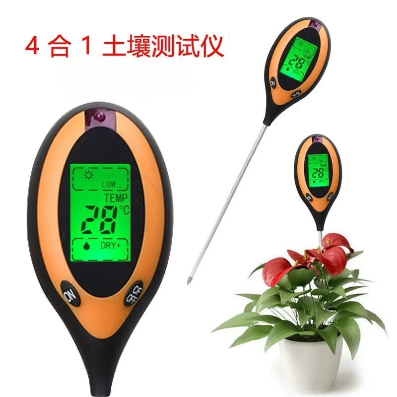 Soil moisture detector, pH tester, measuring instrument, nutrient laboratory pH meter, digital pH value detection pen