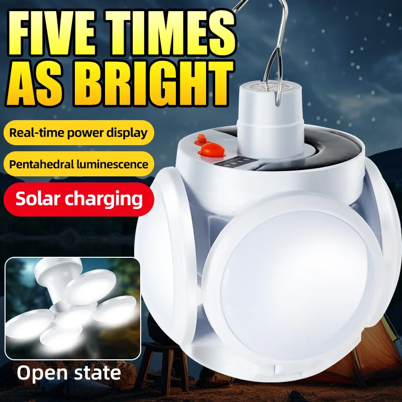 Emergency lighting rechargeable chandelier camping lamp portable lantern