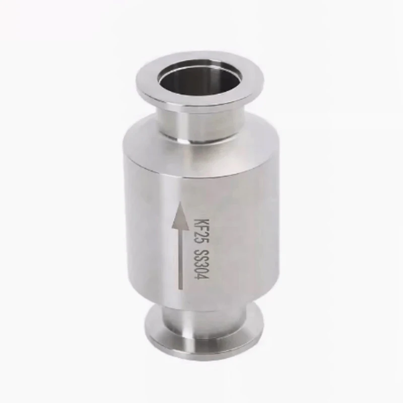 304 Stainless Steel Vacuum Check Valve KF16 KF25 KF40 KF50 One-Way Valve Vacuum Pump Check Valve