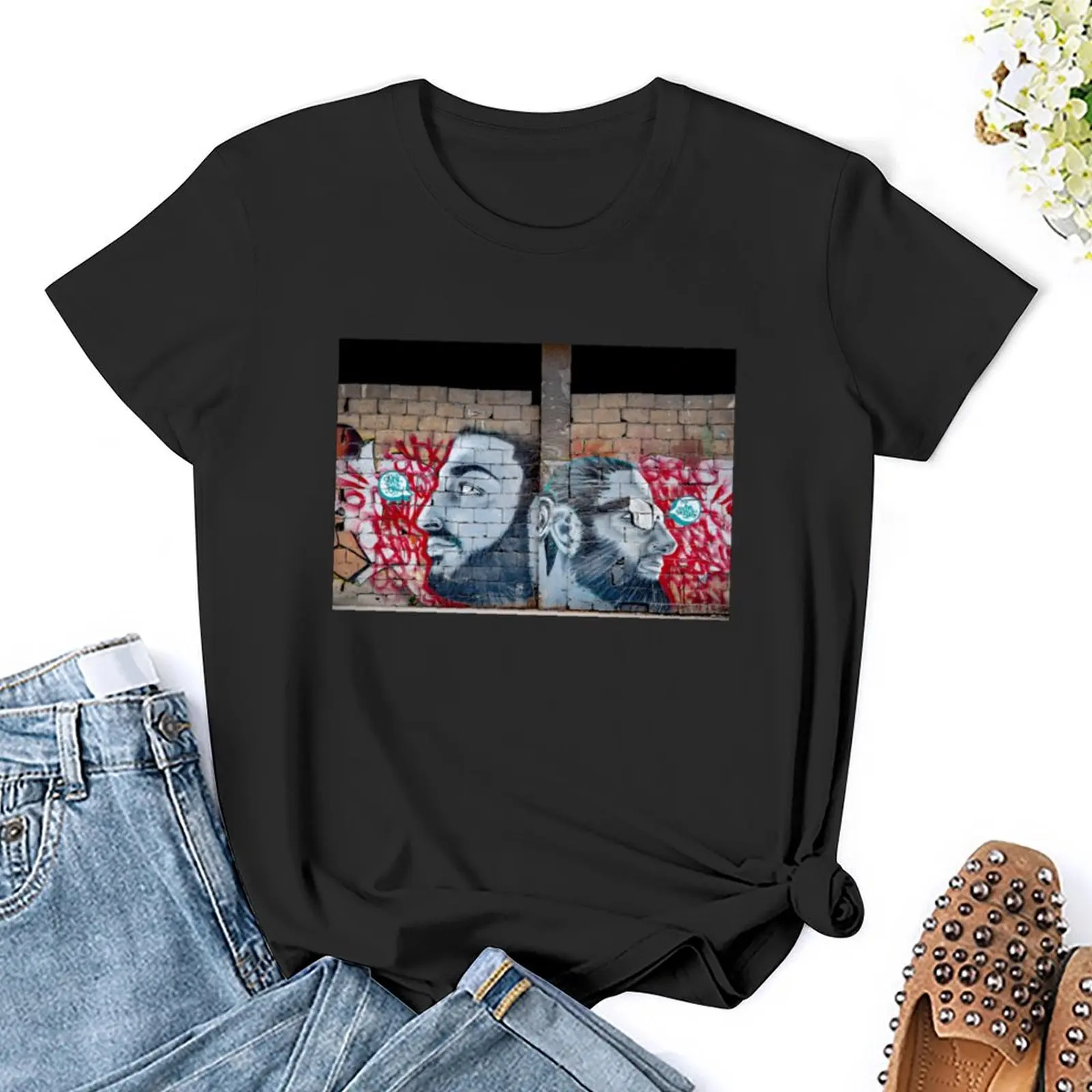 Graffiti in Lebanon T-Shirt hippie clothes cute tops aesthetic clothes shirts graphic tees cotton t shirts Women