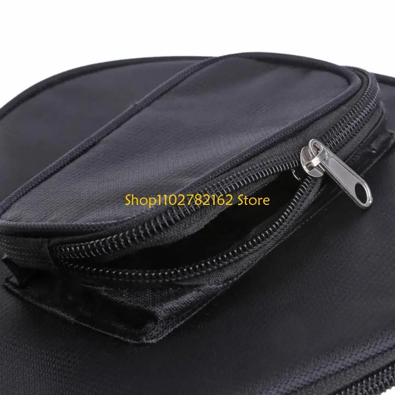547B Table Tennis Racket for Case Bat Carry Bag Cover Hold 1 Paddles Table Tennis Balls Carry for Case for Indoor Outdoo