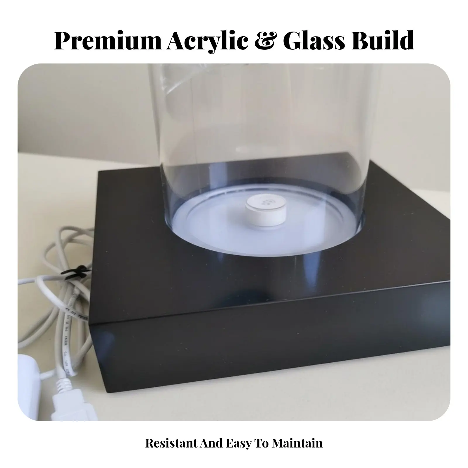

Watch Submersion Demonstrator Bubbling Effect Water Verification Test Stand Lighted Acrylic Display Retail Fixture