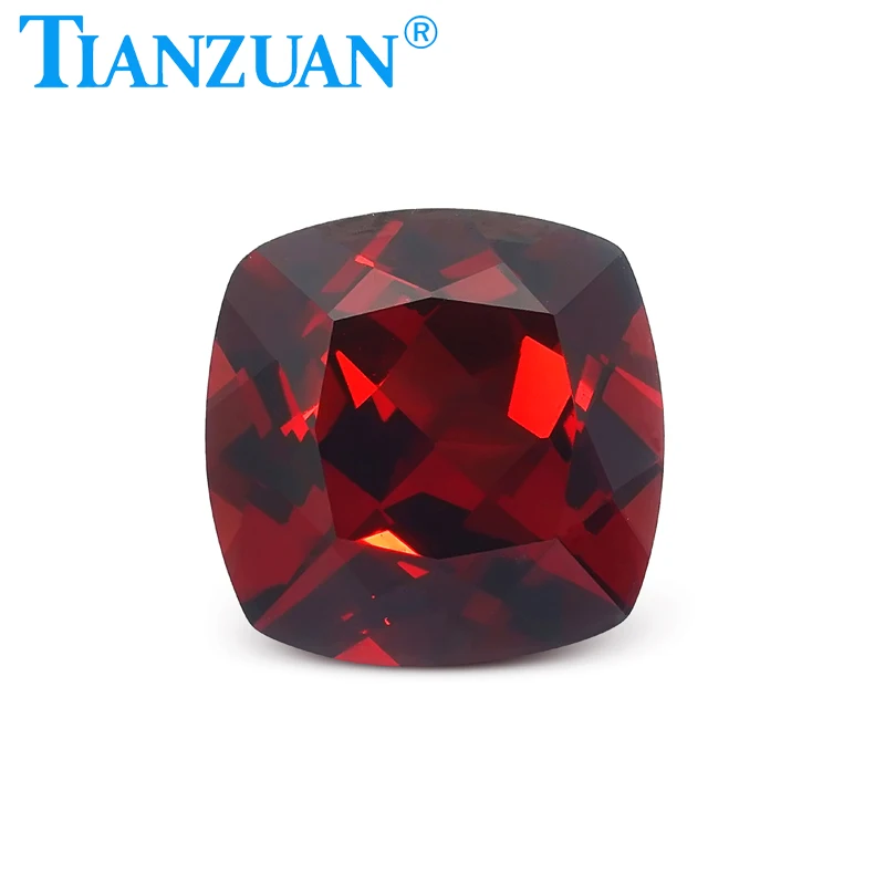 

2.45CT Natural Garnet Gemstone Red Color Cushion Shape Brilliant Cut Loose Gem Stone with GRC Certified