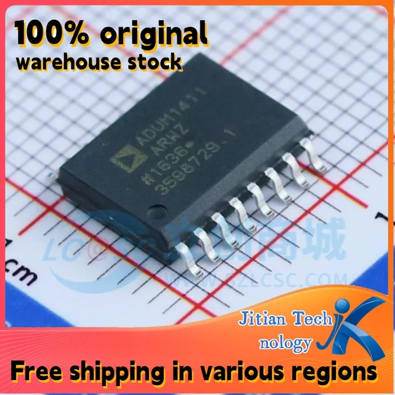 100% original inventory 10PCS ADUM1411ARWZ ADUM1411 SOIC-16 Professional distribution Welcome to purchase