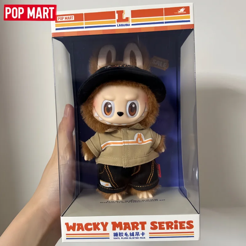 В наличии POP MART The Monsters Labubu Wacky Mart Series Vinly кукла кулон аниме фигурка оригинальная слепая коробка подарок-сюрприз