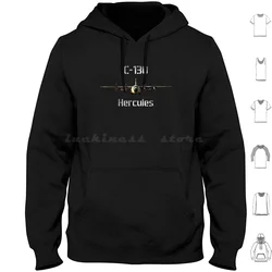 C-130 Hercules Military Transport , Gunship Hoodie cotton Long Sleeve C 130 Hercules Planes C130 Usaf Air Force Plane