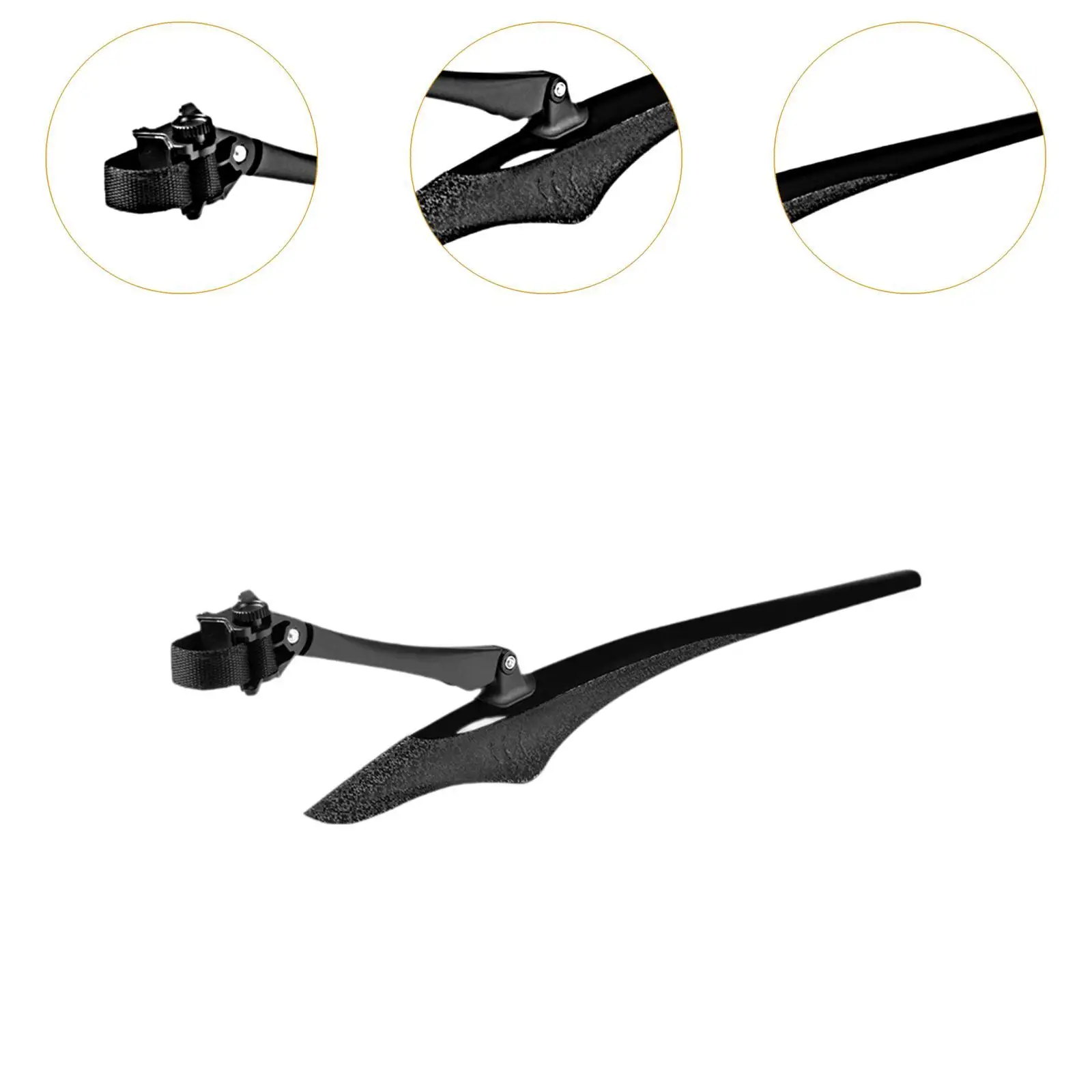 قطع غيار حاجز الدراجة، واقي الطين خفيف الوزن، سهل التركيب، لوازم حماية الرذاذ، استبدال ملحقات الإصلاح، قابل للتعديل