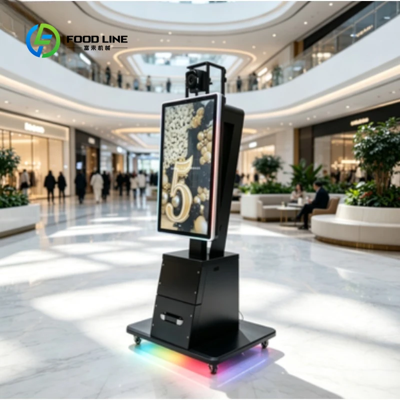 Custom Automated Motion Control Photo Robot Booth Smartphone Compatible Intelligent Camera Robot for Party Event Selfie Shooting