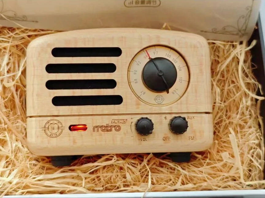 MUZEN 星の王子さま Bluetooth スピーカー メトロラジオ コラボレーション エディション ブナ材 ワイヤレスラジオ テスラー OTR スピーカー MW-2A