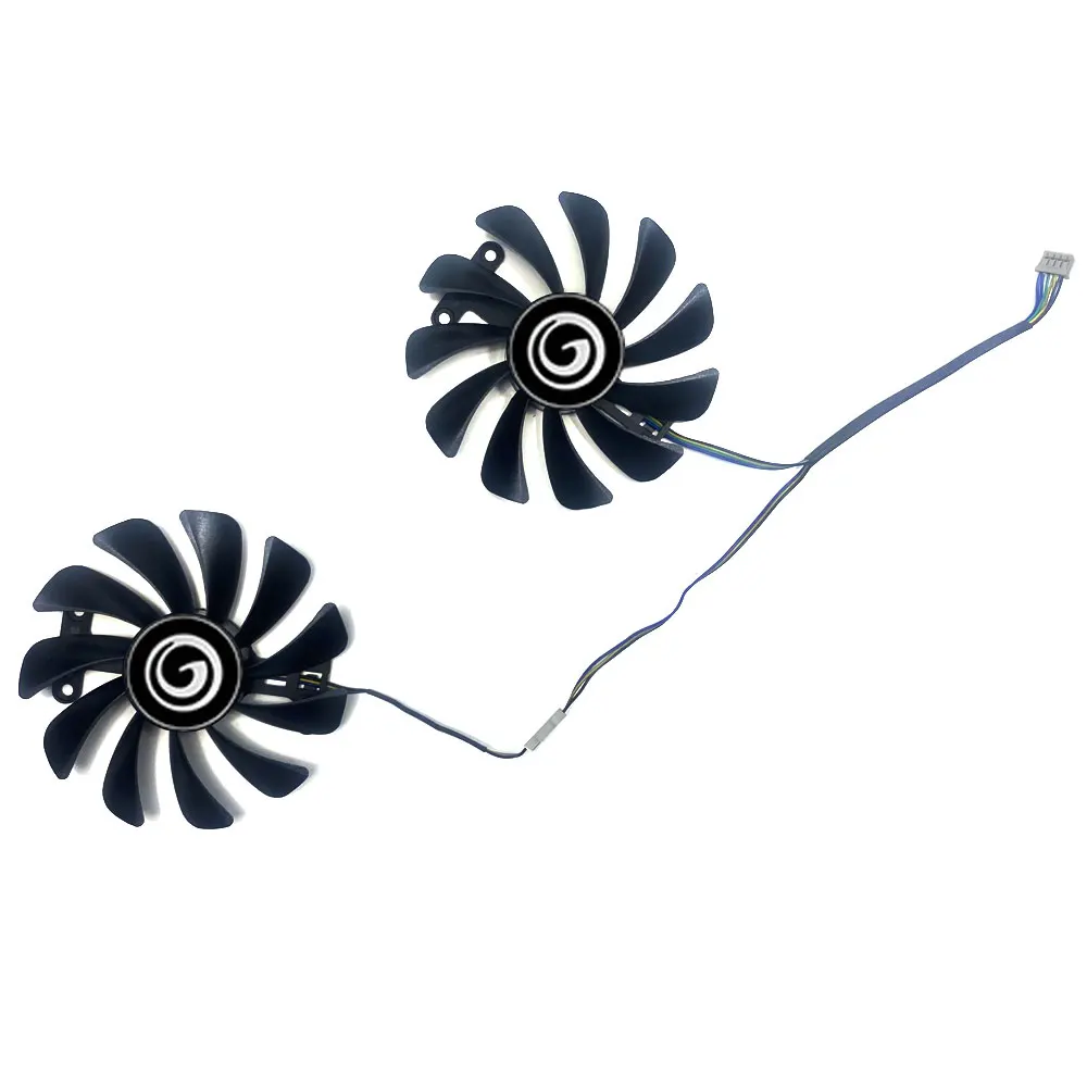 2PCS NEW Cooling Fan 95MM 4PIN For GALAX GeForce GTX 1070 Ti General  video card fans