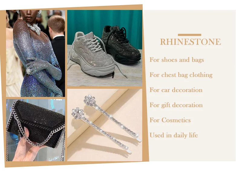 QIAO 2088 Top-Qualität 16-Facetten Glitzer-Kristalle SS16 SS20 SS30 Strass Nicht-Heißfix Strasssteine für Nagelkunst – Detail 8