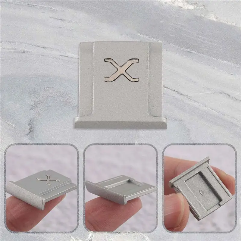 ABDE-5X Suitable For Fuji X-T4 X-T3 X-T2 X-T30 X-T20 X-E3 X-E2 X-PRO3 X-PRO2 X30 X10 Hot Shoe Embedded Flash Hot Shoe Silver