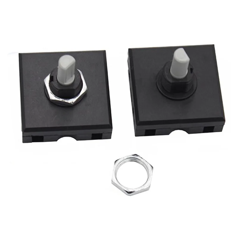 2PCS 32*32MM square rotary gear switch Juicer switch blender switch two and three gears 10(3A) square