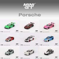MINIGT In Stock 1:64 Porsche 911 992 GT3 RS R Daker Diecast Diorama Model Collection Toys 891