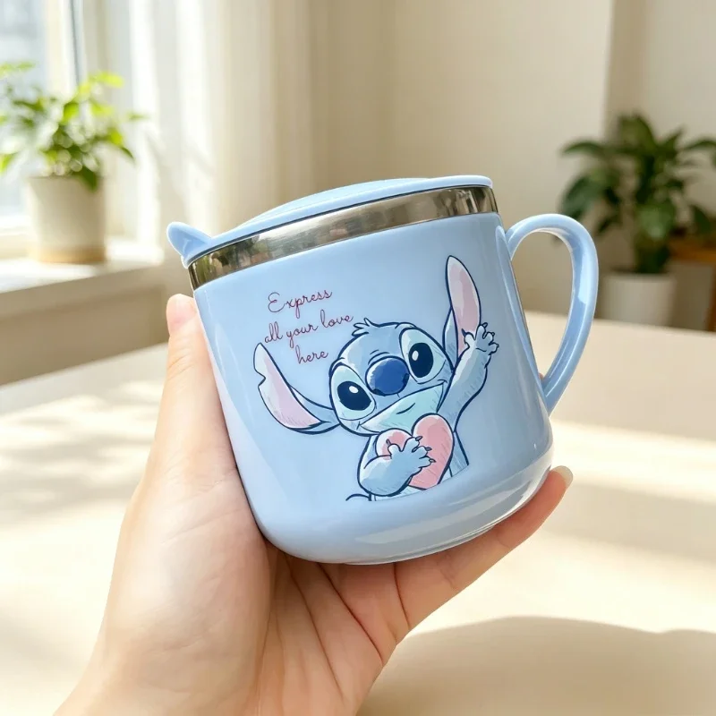 Disney Stitch diy Accessories，Water Cup，Breakfast Milk Coffee Mug， Toothbrush Cups Home Accessories ，lovers Gift，Valentine's Day