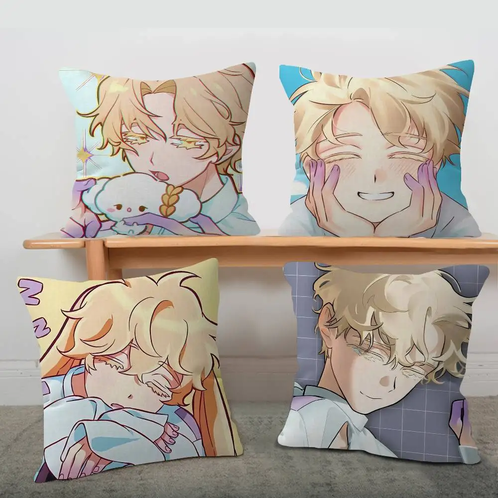 Anime Alien Stage Luka Kissenbezug, Auto-Kissenbezug für Sofa, Auto, Weihnachtsgeschenk, 40 x 40 cm, 45 x 45 cm