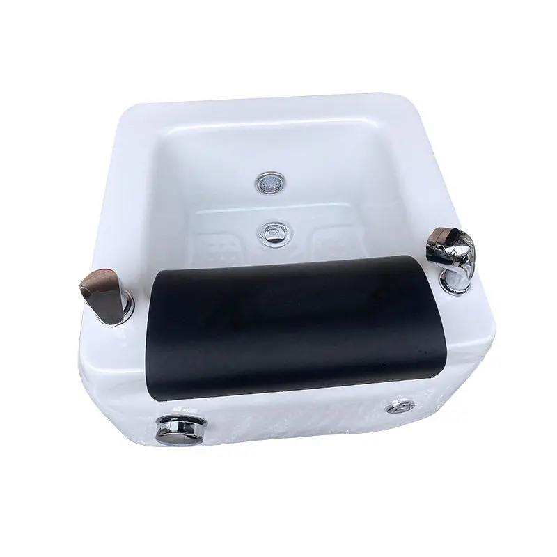 Modern Simple Foot Bath Bucket Adjustable Backrest Tubular Jet System Foot Massage Cleaning