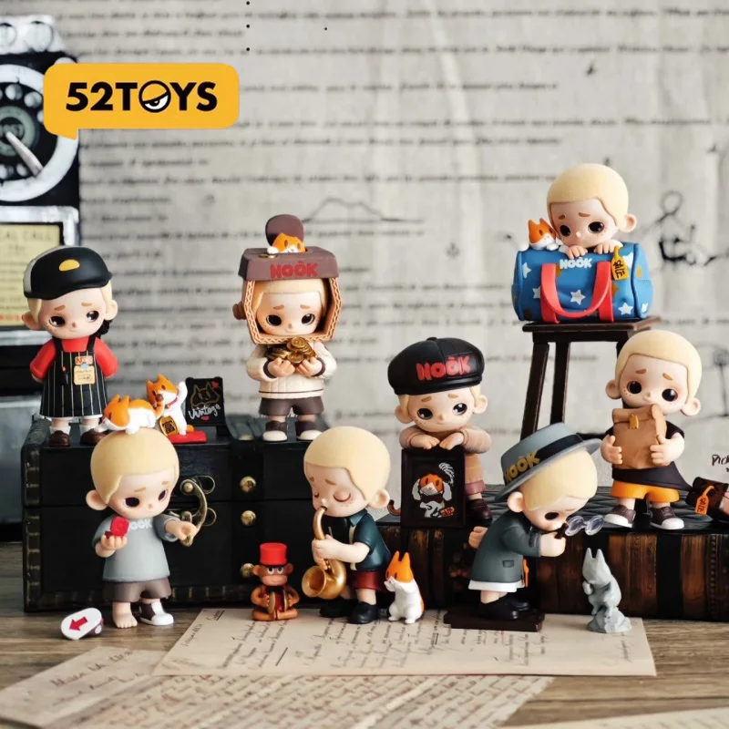 

52toys Nook Vintage Store Series Fashionable Blind Box Vinyl Doll Toys Anime Merchandise Table Decorations Holiday Gifts