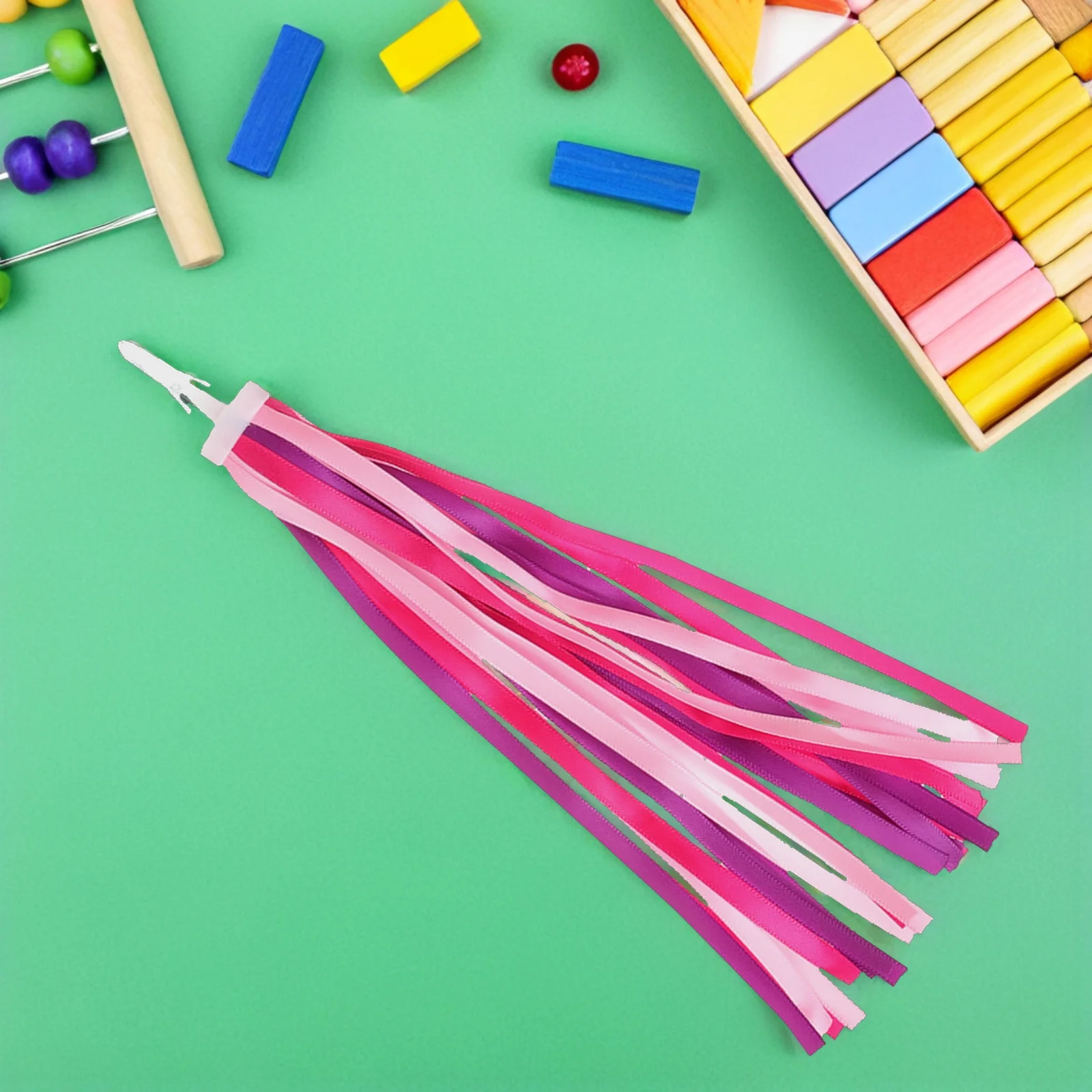 4 قطعة مقود الدراجة أشرطة شرابة من البوليستر خفيفة الوزن ملحقات سكوتر الدراجة المزخرفة #3