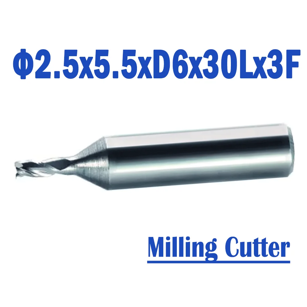 Φ2.5x5.5xD6x30Lx3F Raize 80 Series SILCA Futura Key Products Carbide Slot Milling Cutter Key Machines Accerioes