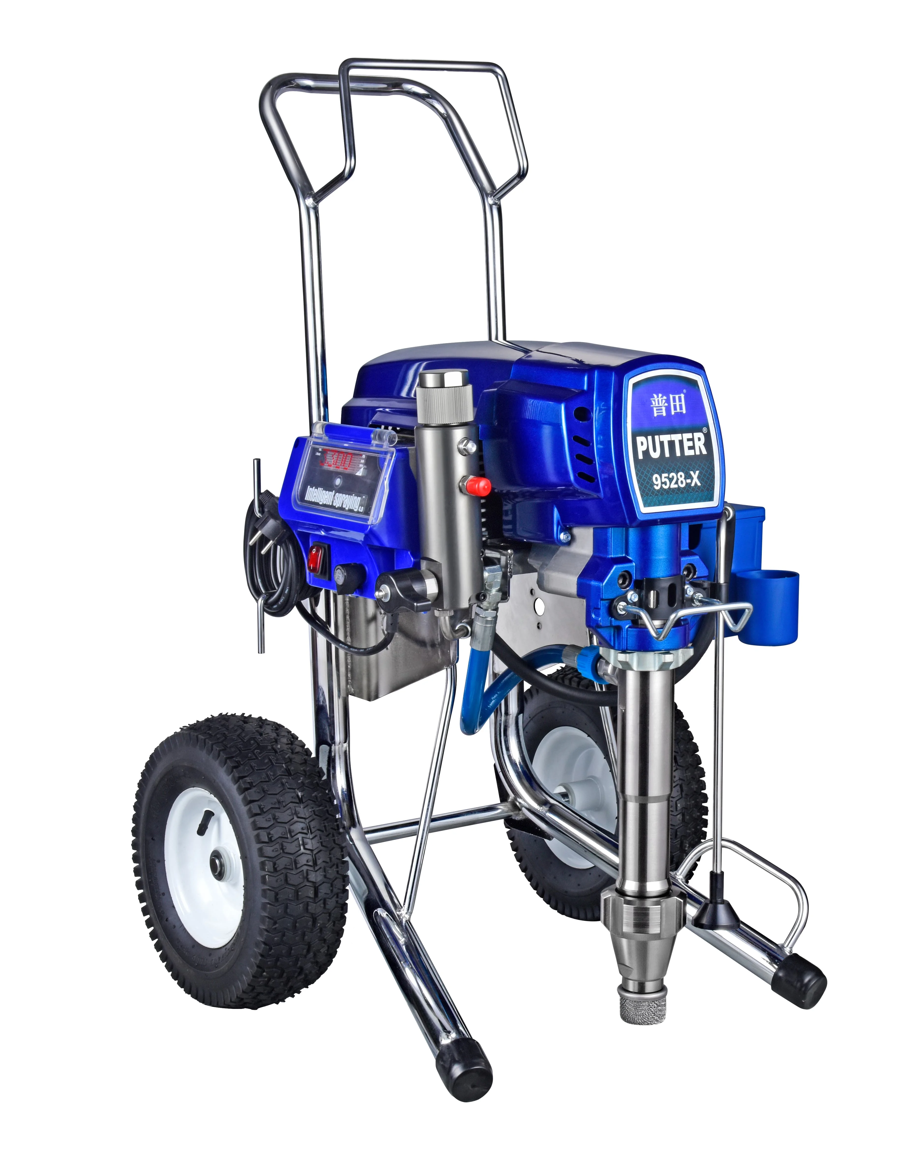 PT9528-X Mark X Class Airless Wall Painting Machine Putty Spray Painter High Pressure Electric Sprayer For Building Construction