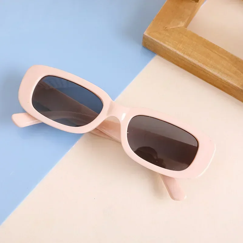 Gafas de sol rectangulares con montura cuadrada para niños, anteojos de sol para niños y niñas, accesorios para bebés