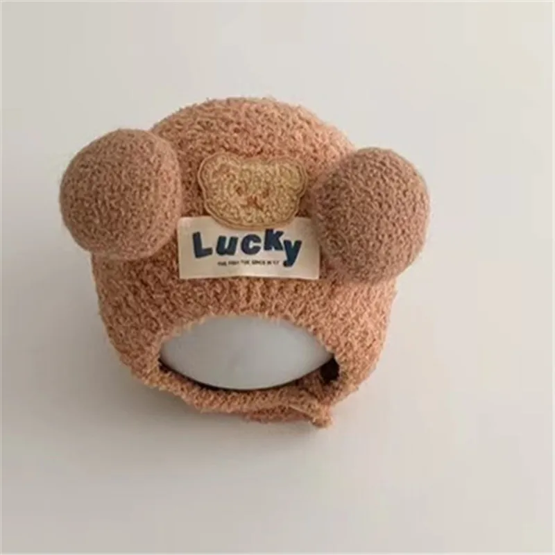 قبعات شتوية دافئة للأطفال والبنات والأولاد قبعات من الصوف مع قبعات لحماية الأذن من الصوف #6