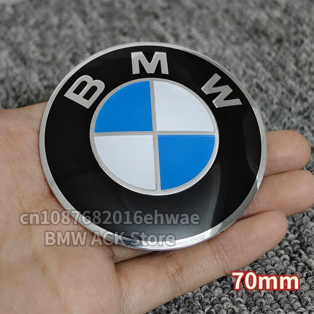 56mm 60mm 65mm 70mm Suitable for BMW Car Wheel Hub Center Cap Aluminum Sticker F30 E46 E39 F10 E87 E90 E92 E60 G20 Accessories