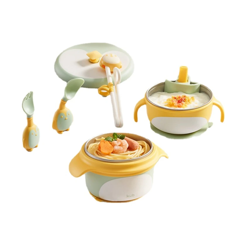 

Yy Baby Water Bowl Insulated Bowl Baby Bowl Constant Temperature Stainless Steel Children