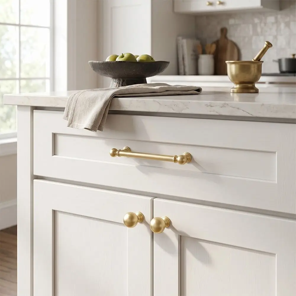 Vintage Gold Finish Drawer Handles Pulls Cabinet Knobs Furniture Handles Zinc Alloy Door Handles Cabinet