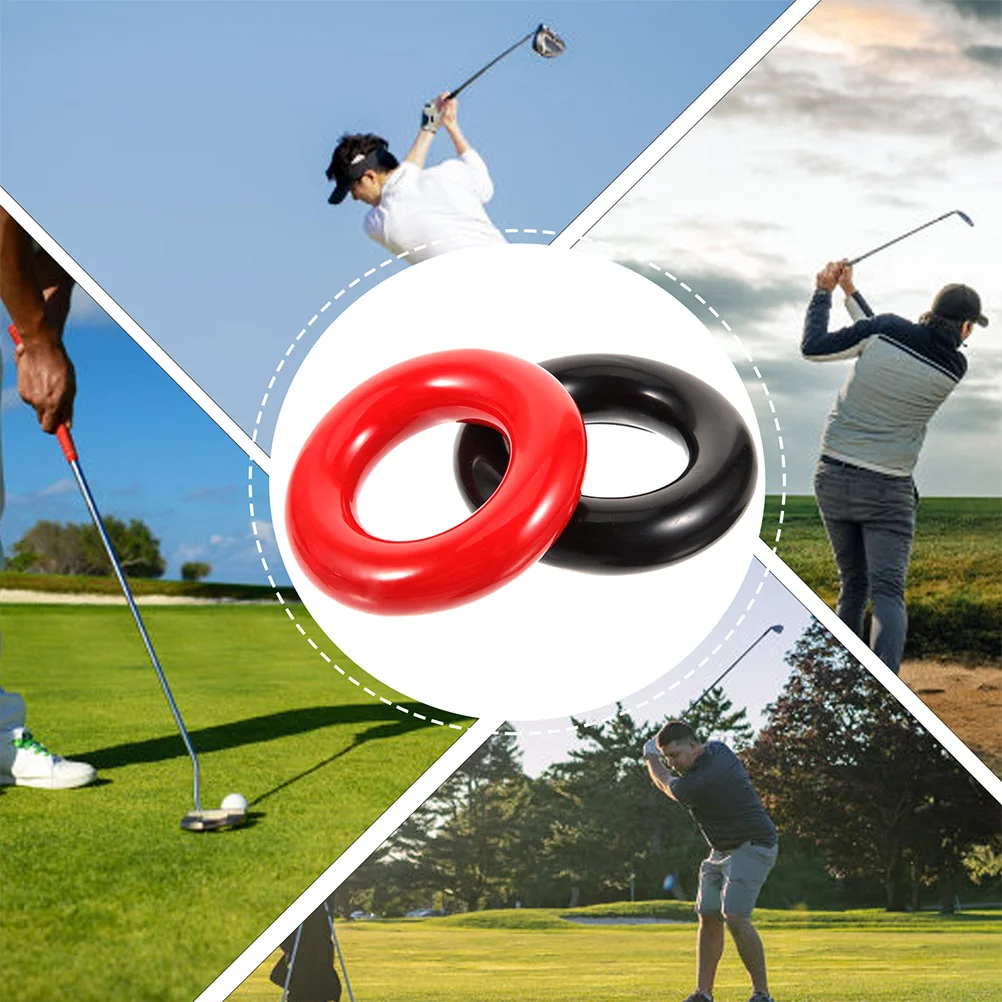 

2 Pcs Accessories Wave The Exercise Ring Golf Swing Trainer Iron Training Equipment Club Weight
