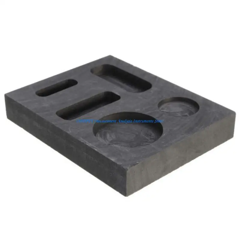 367D 5 in 1 Casting Ingot Mold Melting Ingot Mold for Melting Casting Refining Gold Silver Mold Coin Combo Melting