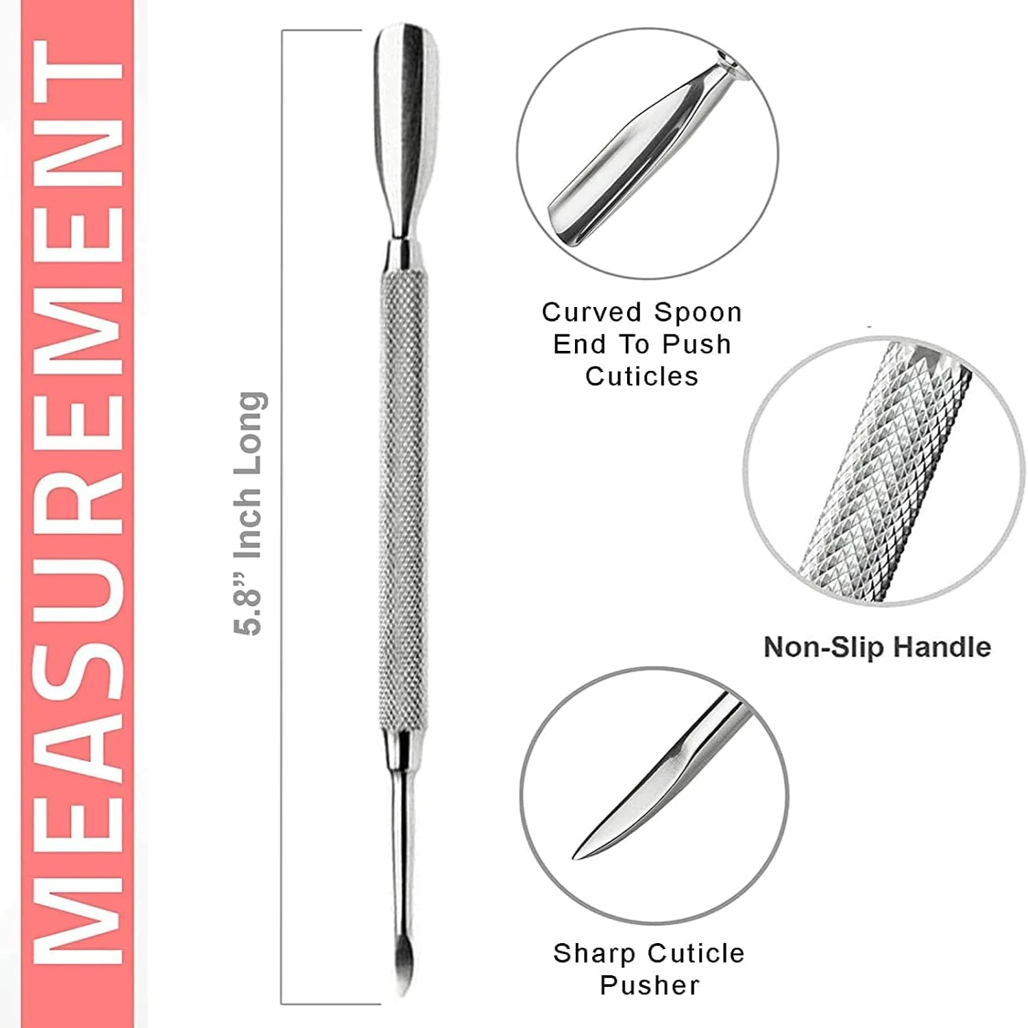 High-Quality Stainless Steel Cuticle Trimmer Set - Professional Grade Precision Sharp Cuticle Nippers - Salon-Worthy Nail Care K