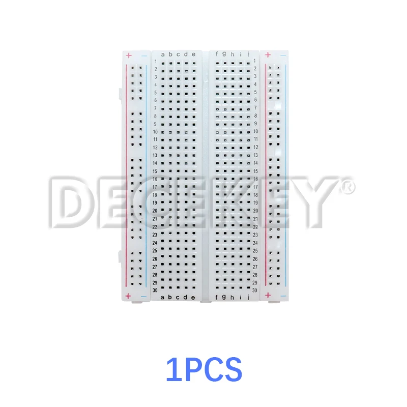 1–10 Stück 400 Verbindungspunkte, lötfreies PCB-Steckbrett, Mini-Universal-Test-Protbrett, DIY-Brotbrett für Bus-Testplatine – Detail 6