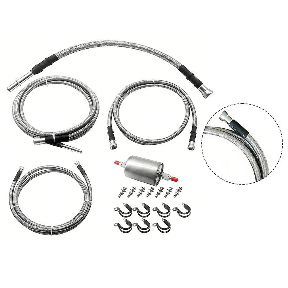 

Распродажа, новейший комплект плетеных топливных магистралей для Chevrolet 1999-2003, OEM номер детали 19-840 15043857 15765803, аксессуары