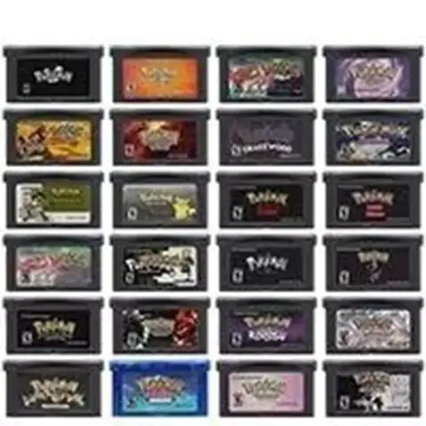32 Bit Video Game Console Card GBA Game Cartridge Pokemon Korosu Ultraviolet Light Platinum Snakewood Outlaw Vega Glazed Rocket