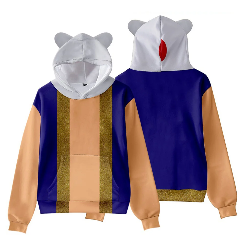 Costume de crapaud Matkey pour hommes et femmes, sweat à capuche cosplay pêche, sweat à capuche imprimé en 3D, pull décontracté