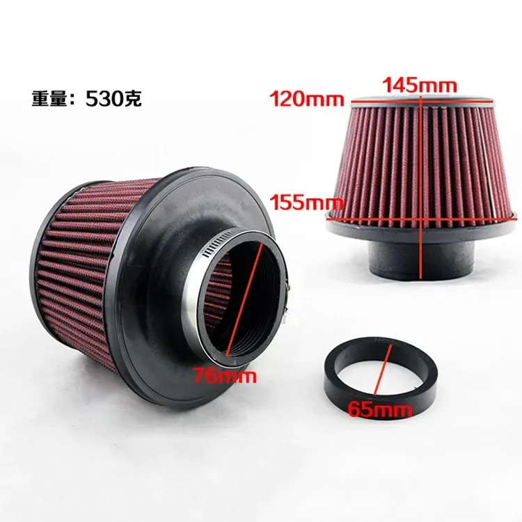 Automotive intake modification with mushroom head 63MM/70MM/76MM, power improvement modification with high flow rate