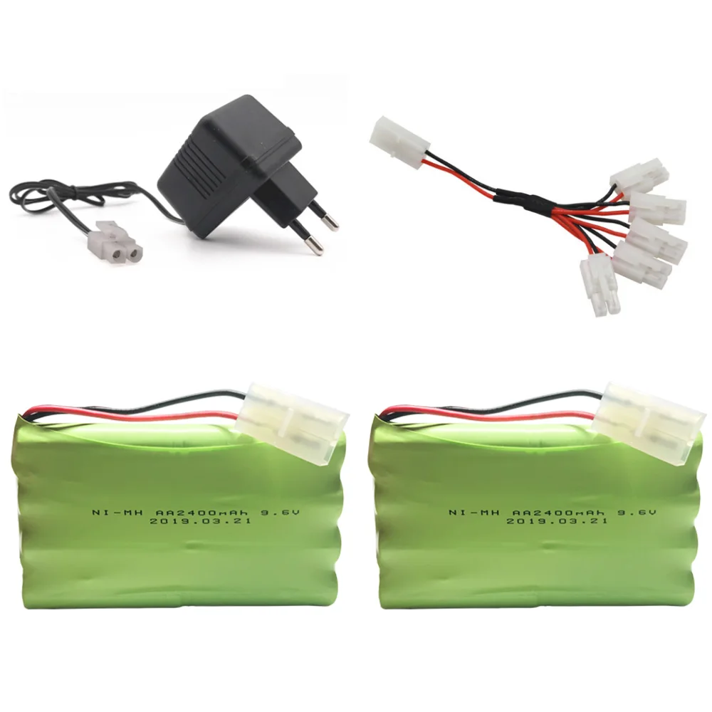 9.6V 2400mAh zdalne sterowanie zabawki bezpieczne baterie AA 9.6 v 2400 mah bateria Ni-MH grupa baterii Kep-2p wtyczka/złącza Tamiya