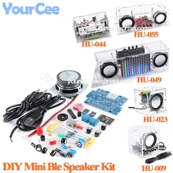 HU-009 BLE Speaker Electronic Component DIY Kit 2Inch 3W HU-044 HU-055 HU-023 Mono/Dual Stereo Mini Speaker Suit with Shell