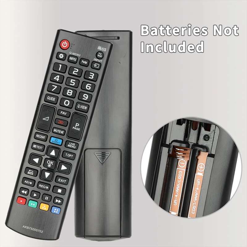 For AKB75055702 LG-TV-Remote-Control-Replacement, For LG TV 37LN5405 37LN540B 39LB5610 39LB561V 40UF675V 40UH630V 42LB5500